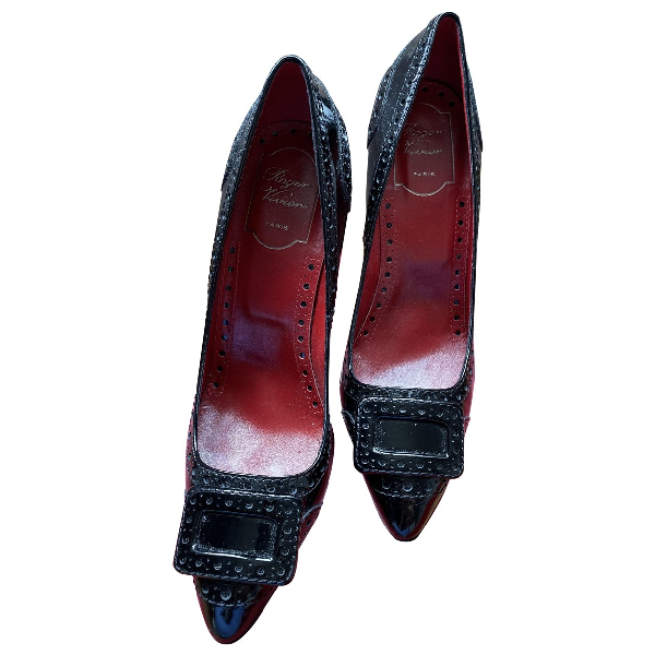 roger vivier black heels