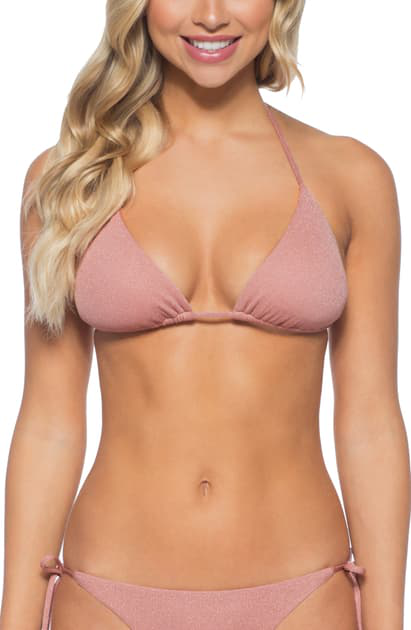 rose gold bikini top