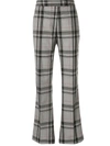 3.1 Phillip Lim Straight Leg Plaid Pant In Multi
