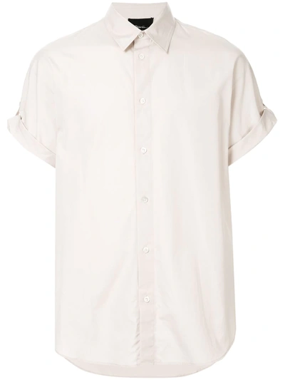 3.1 Phillip Lim / フィリップ リム Rolled Sleeves Shirt In White