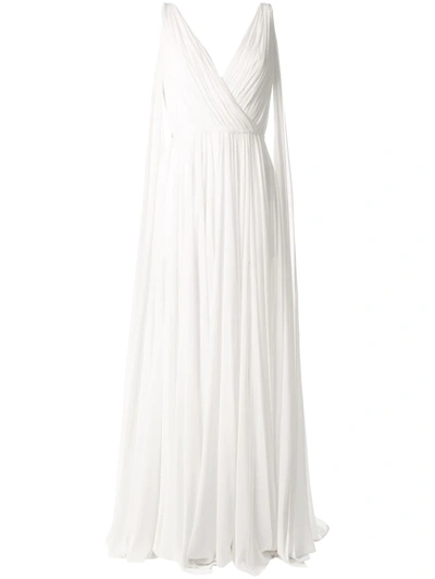 Saiid Kobeisy Long-length Ruched Gown In White