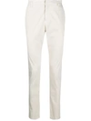 Dondup Skinny Chino Trousers In Neutrals