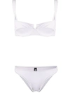 Reina Olga Brigitte Bikini Set In White