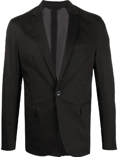 Dondup Front Buttoned Blazer In Black