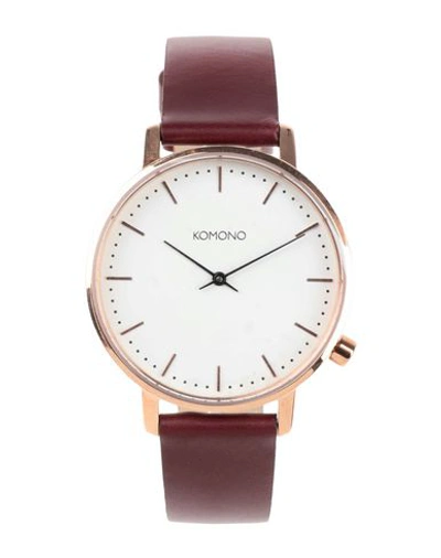 Komono Wrist Watch In White