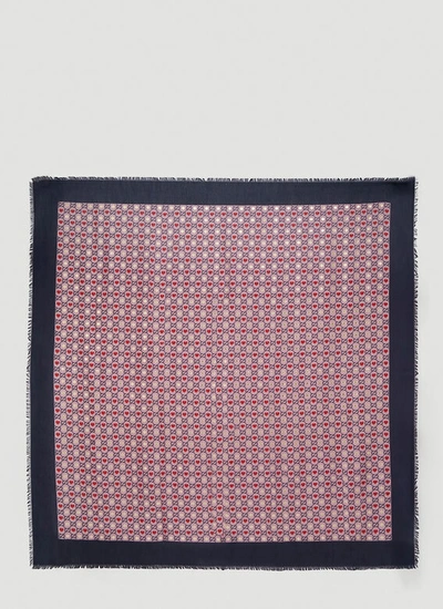 Gucci Women's Gg Hearts & Stars Wool Scarf In Pink