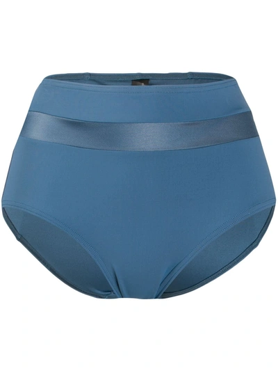 Marlies Dekkers Cache Coeur Bow Detail Bikini Bottoms In Blue