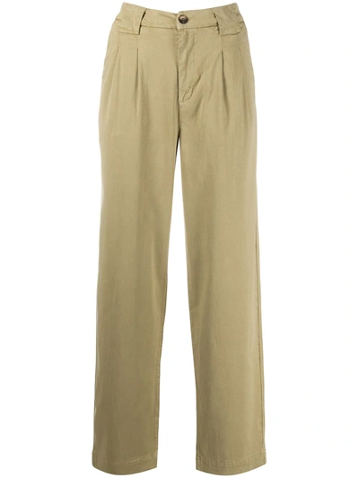 Ba&sh High-waisted Trousers In Neutrals