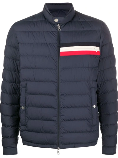 Moncler Mens Yeres Quilted Jacket In Dark Blue