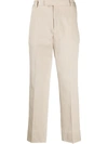 Gucci Cropped Trousers In Neutrals