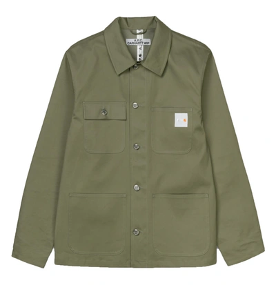 Pre-owned Carhartt  X Apc Michigan Chore Coat Khaki