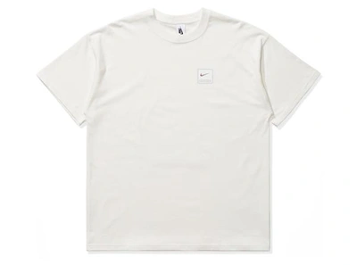 Pre-owned Nike X Pigalle T-shirt Summit White/barely Volt