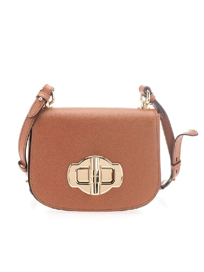Prada Women's Brown Leather Shoulder Bag