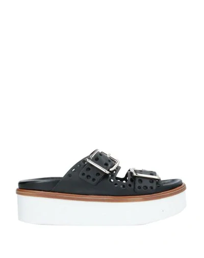 Tod's Sandals In Black