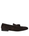 Santoni Loafers In Cocoa