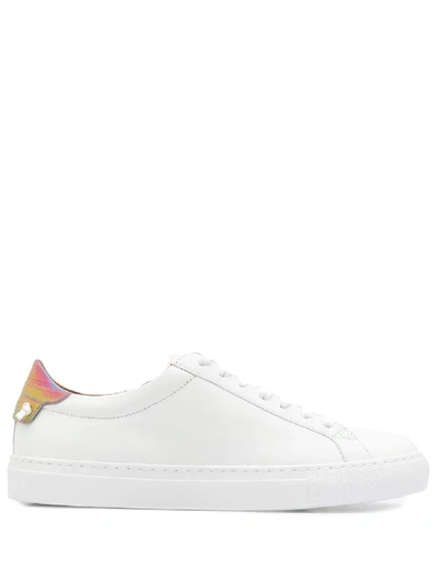 Givenchy Urban Street Logo-print Leather Sneakers In White