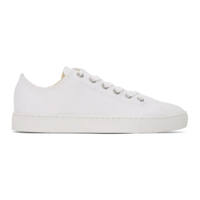 Junya Watanabe Low-top Canvas Trainers In 1 White