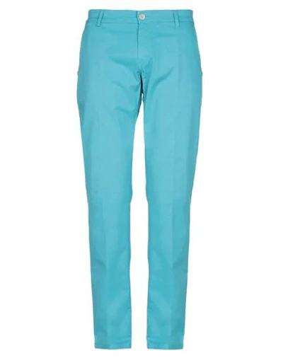 Re-hash Casual Pants In Turquoise