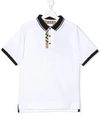Burberry Kids Polo Shirt Archie For Boys In White
