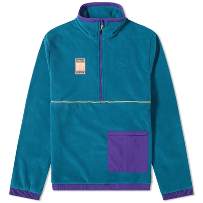 Adidas Originals Adiplore Polar Fleece Jacket In Purple In Blue | ModeSens