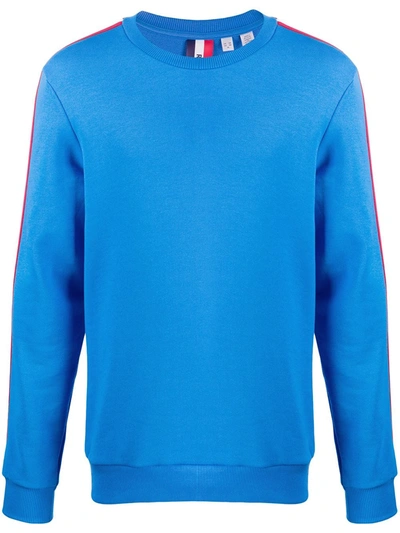 Rossignol Racer Stripe Zip Detail Sweatshirt In Blue