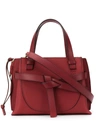 Loewe Gate Top Handle Mini Shoulder Bag In Red