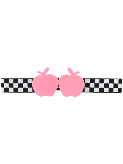Marc Jacobs Apple Buckle Belt In Pink