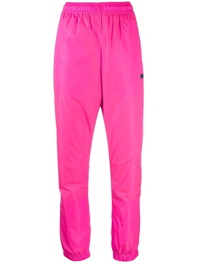 Misbhv Elasticated Straight Leg Joggers In Pink