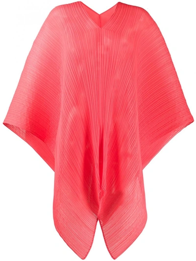 Issey Miyake Stole In Red