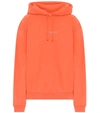 Acne Studios Reverse-logo Hooded Sweatshirt Poppy Red