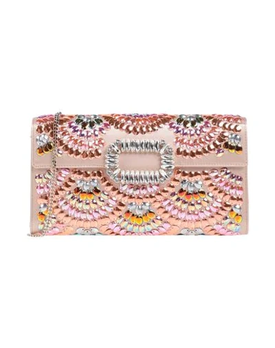 Roger Vivier Cross-body Bags In Pale Pink