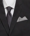 Hugo Boss Boss Men's Open Grey Rolled Pocket Square