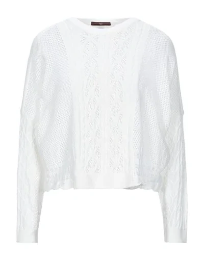 High By Claire Campbell Sweater In White