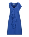 Chiara Boni La Petite Robe Short Dresses In Bright Blue