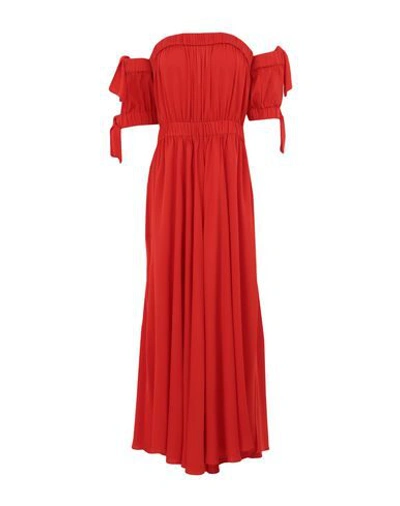 Milly Midi Dresses In Red