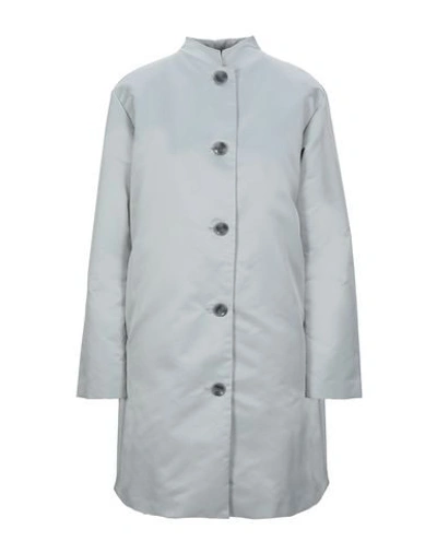 Add Overcoats In Light Grey