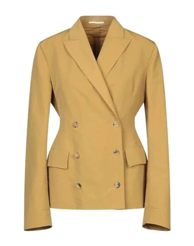 Golden Goose Suit Jackets In Ocher