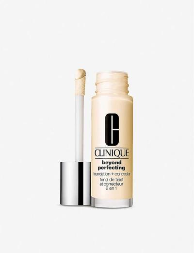 Clinique Beyond Perfecting Foundation And Concealer 30ml In Wn 01 Flax