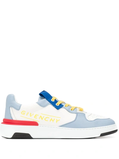 Givenchy Men's Wing Multicolor Logo Low-top Sneakers In Multicolour