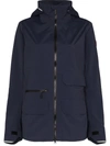 Canada Goose Pacifica Hooded Utility Jacket In Navy