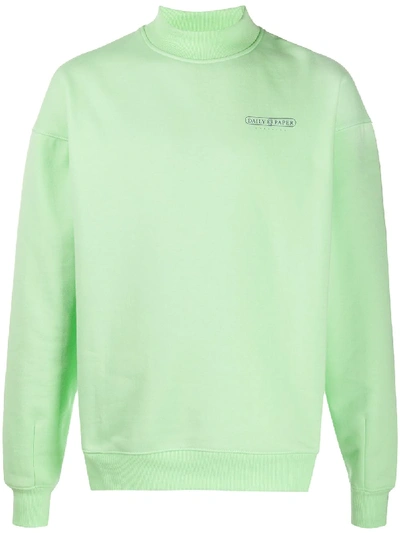 Daily Paper Himpat Green Jersey Sweatshirt