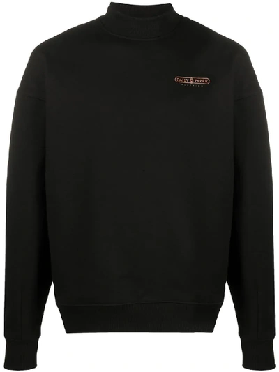 Daily Paper Himbla Black Cotton-jersey Sweatshirt