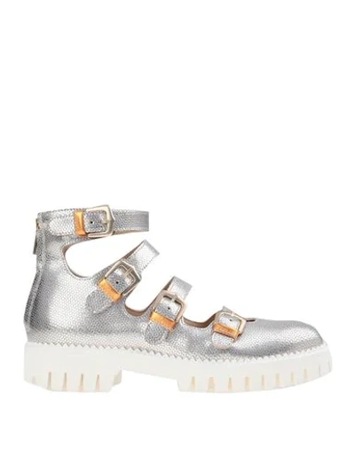 Alberto Guardiani Ankle Boot In Silver