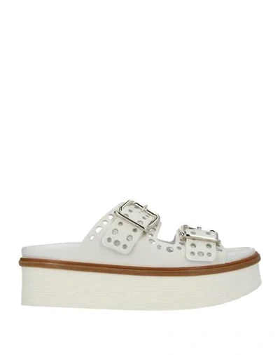 Tod's Sandals In White