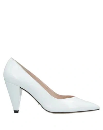 Sandro Pumps In White
