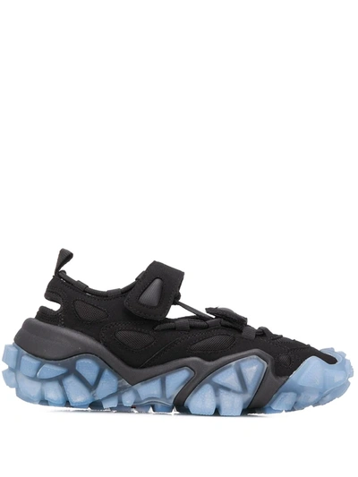 Acne Studios Bolzter Bryz Crystal W1 Black/blue In Velcro Sneakers