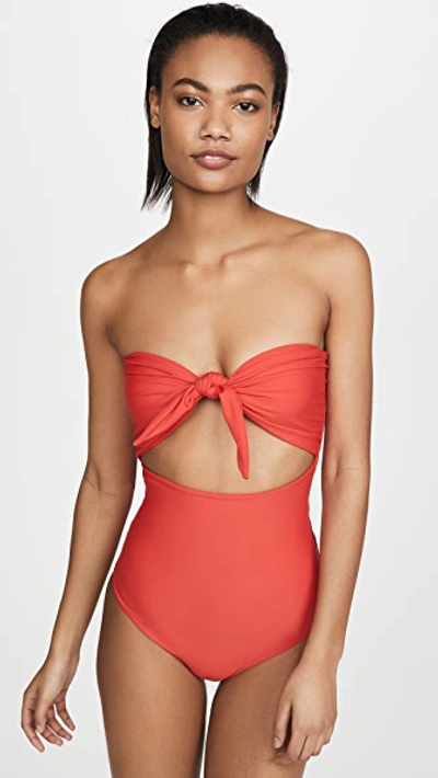 Mikoh Lana One Piece In Fiery Red