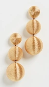 Rebecca De Ravenel Classic 3 Drop Earrings In Sunshine/gold