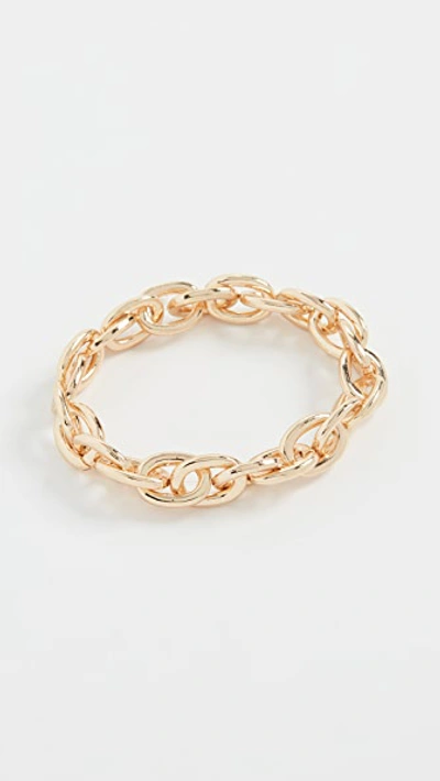 Shashi Chain Of Command Bracelet In Gold