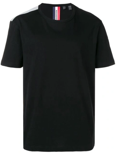 Rossignol Racer Stripe Cotton T-shirt In Black